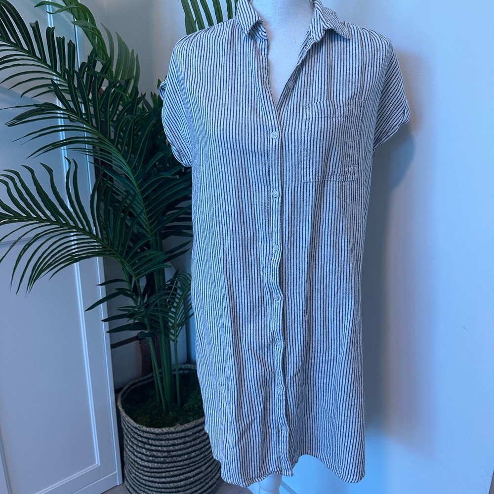 Striped Gray Dress